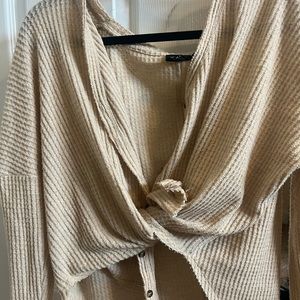 Urban outfitters out from under high low cardigan